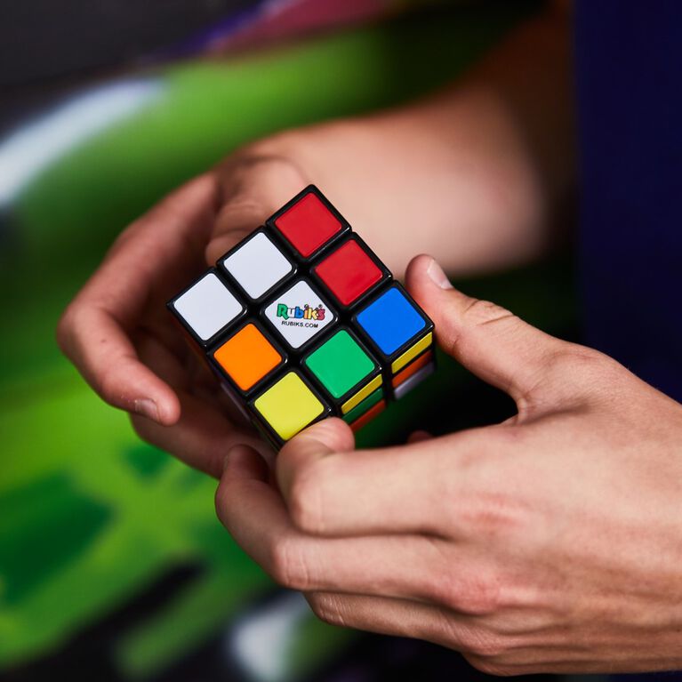 Rubik's Cube, The Original 3x3 Cube 3D Puzzle Fidget Cube Stress Relief Fidget Toy Brain Teasers Travel Games, Packaging May Vary