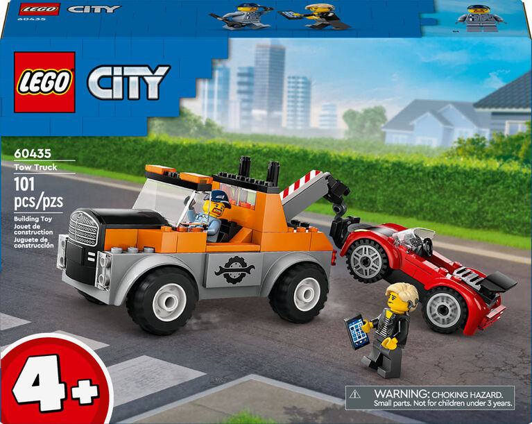 LEGO City Le remorquage et la réparation de la voiture de sport Ensemble de jouet 60435