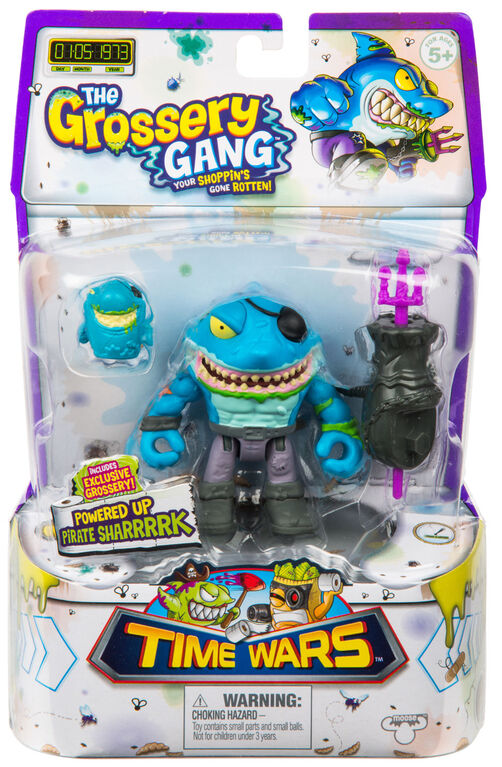 The Grossery Gang Time Wars Wave 2 Action Figure – Pirate Sharrrrk
