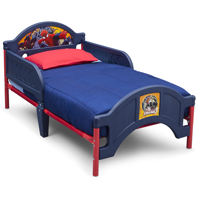Marvel Spider-Man Plastic Toddler Bed by Delta Children