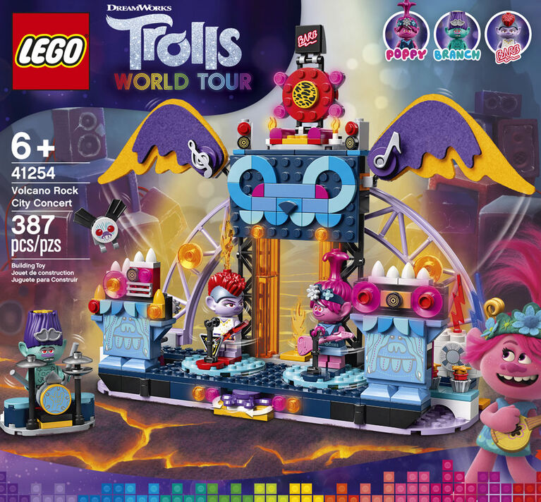 LEGO Trolls Le concert de Vulcarock City 41254