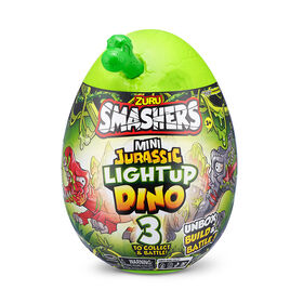 Mini oeuf de dinosaure jurassique allumant Smashers par ZURU