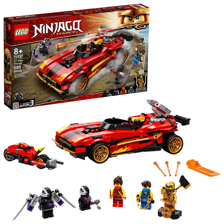 LEGO Ninjago Le chargeur Ninja X-1 71737 (599 pièces)