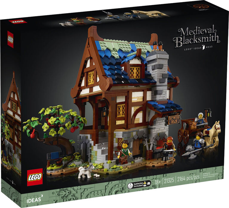 LEGO Ideas Le forgeron médiéval 21325 (2164 pièces)