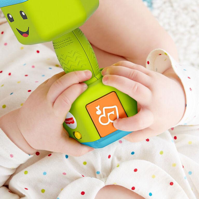 Fisher-Price - Rires et Éveil - Haltère Countin 'Reps