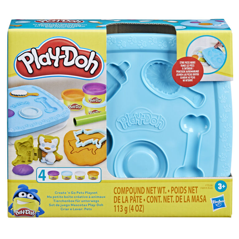 Play-Doh Create 'n Go Pets Playset, Arts and Crafts Toys for Kids