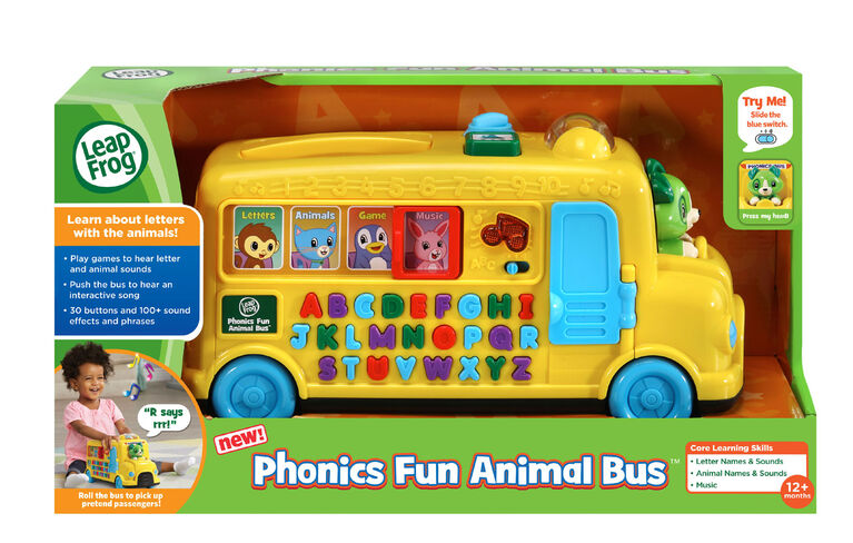 Leap Frog L'autobus Phonics Fun Animal Bus - Édition Anglaise