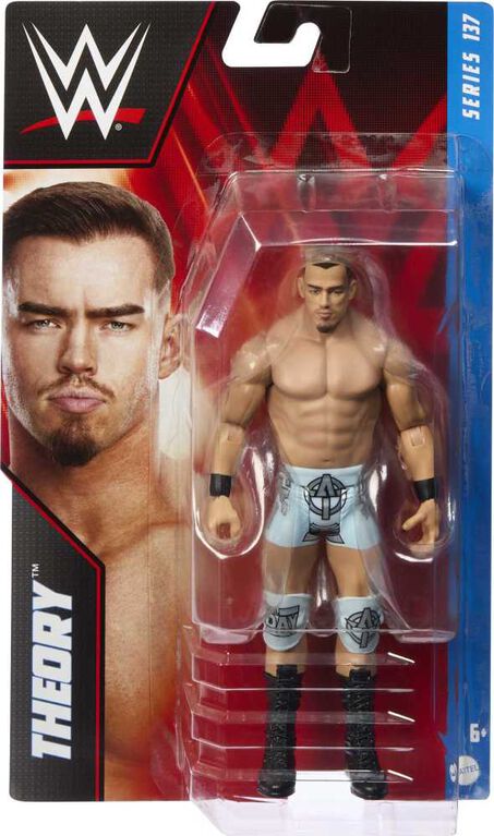 WWE Austin Theory Action Figure, 6-inch Collectible