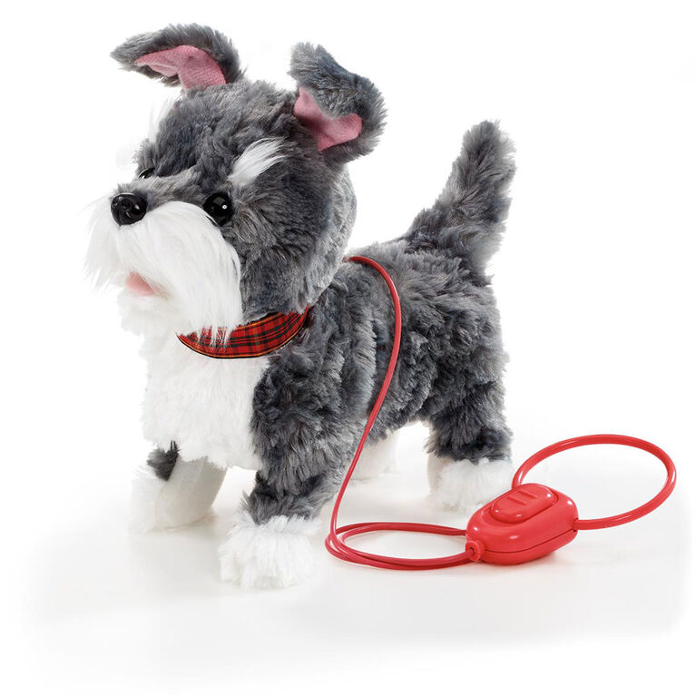 Pitter Patter Pets - Walk Along Puppy Grey and White Scottie - R Exclusive