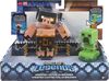 Minecraft Legends Creeper vs Piglin Bruiser Figures