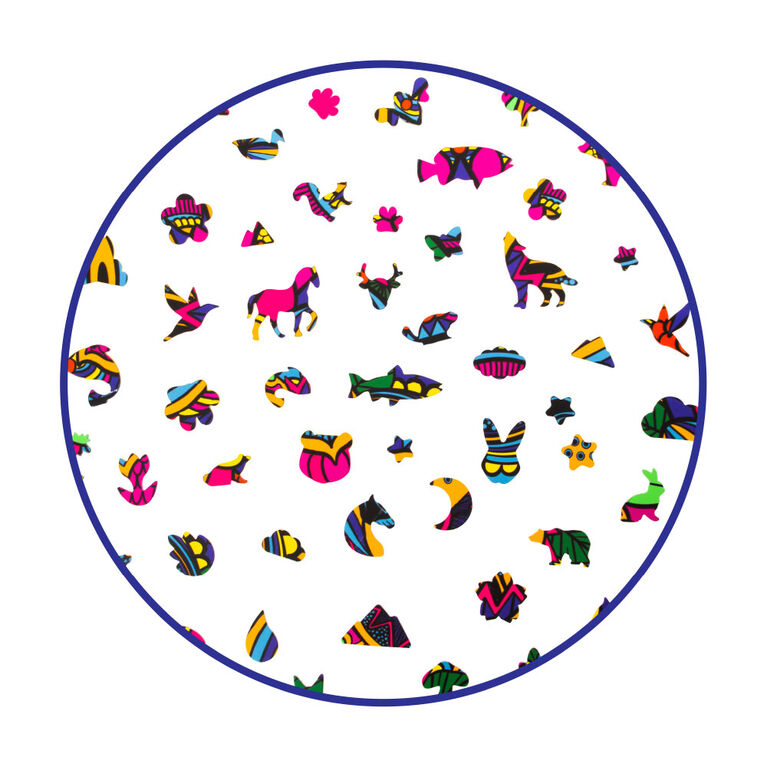 300Pc Hidden Shapes Puzzle Collection