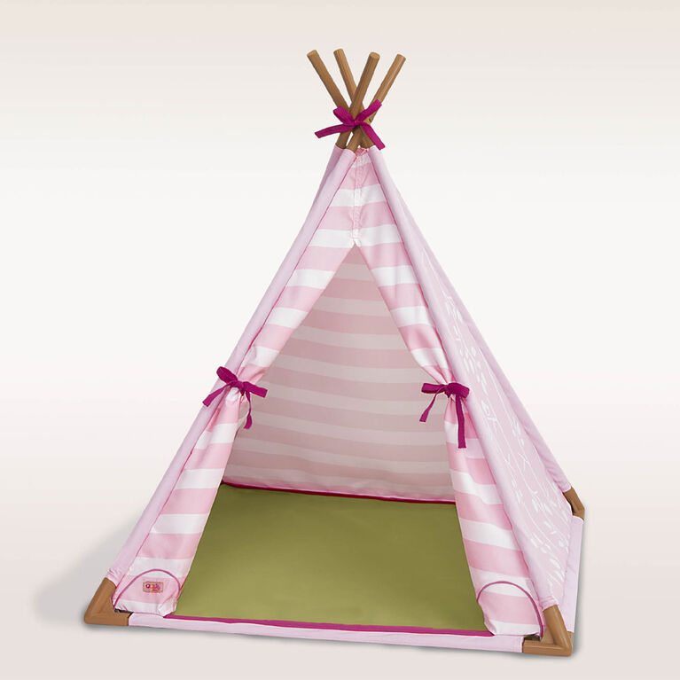 Mini Suite Tent Our Generation Tente Miniature Pour Poupees De 18 Po Toys R Us Canada
