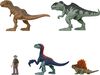 Figurines MINIS Jurassic World: Dominion, coffret Combat Total de 5 jouets inspirés de films