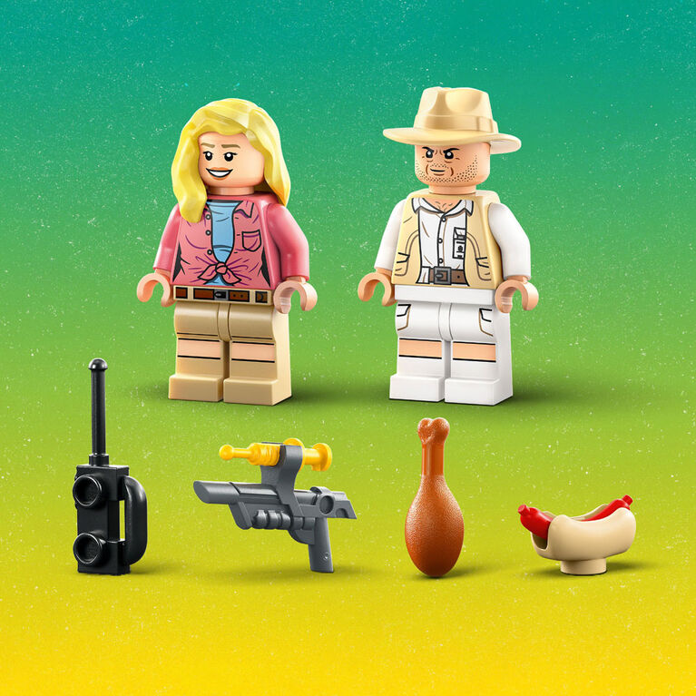 LEGO Jurassic Park Velociraptor Escape 76957 Building Toy Set (137 Pieces)