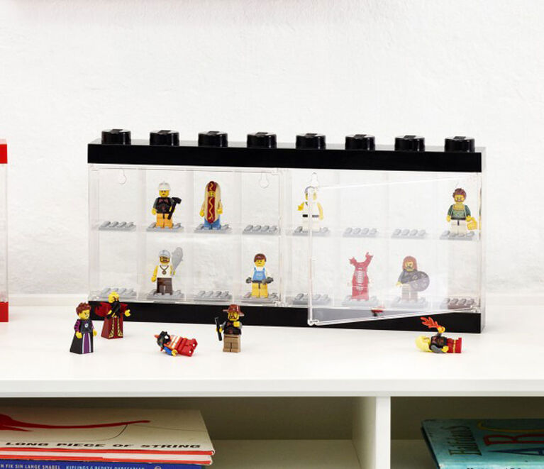 Lego 16 Figure Display Case Black Toys R Us Canada