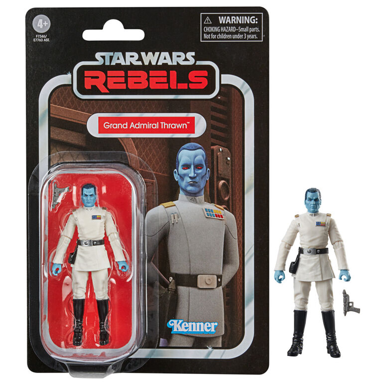 Star Wars The Vintage Collection Grand Admiral Thrawn, Star Wars: Rebels 3.75 Inch Action Figures