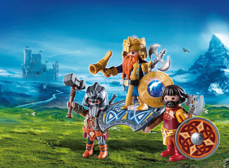 Playmobil - Dwarf King with Guards