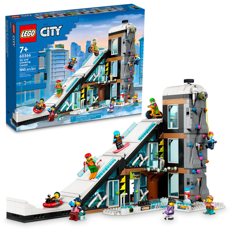 LEGO City Le centre de ski et d'escalade 60366 Ensemble de jeu de construction (1 054 pièces)