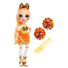 Rainbow High Cheer Poppy Rowan - Orange Fashion Doll with Pom Poms