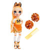 Rainbow High Cheer Poppy Rowan - Orange Fashion Doll with Pom Poms