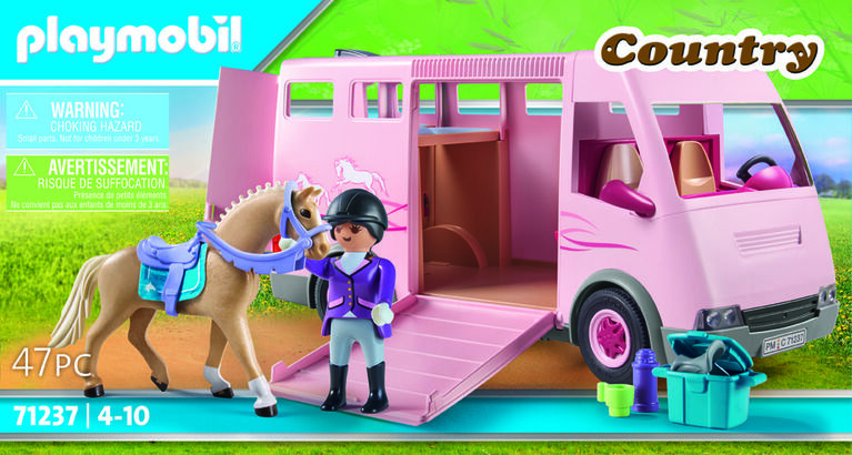 Playmobil - Van avec chevaux