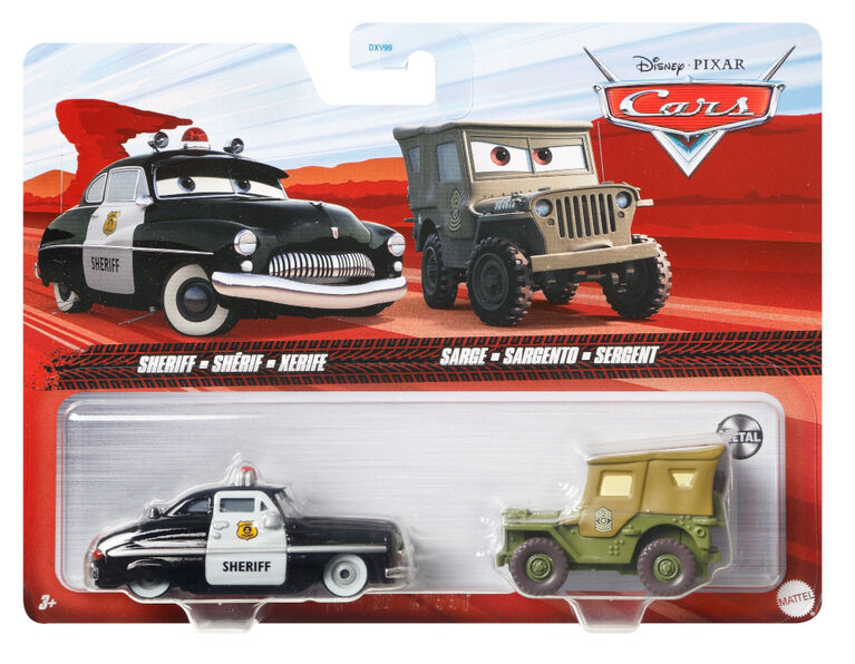 Disney Pixar Cars Sheriff and Sarge 2-Pack