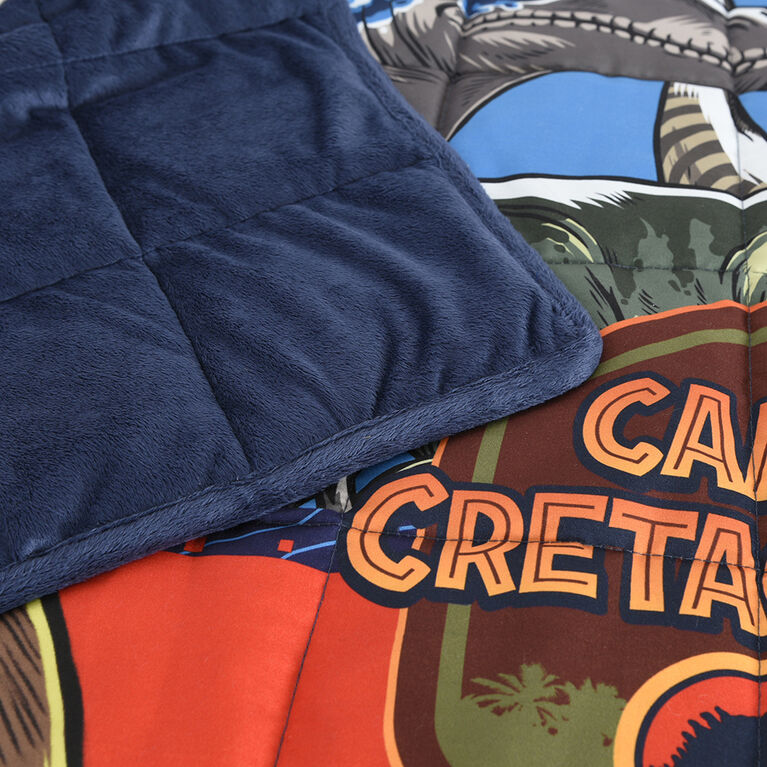 Jurassic Park Kids Weighted Blanket (36 x 48 inches), 5lbs