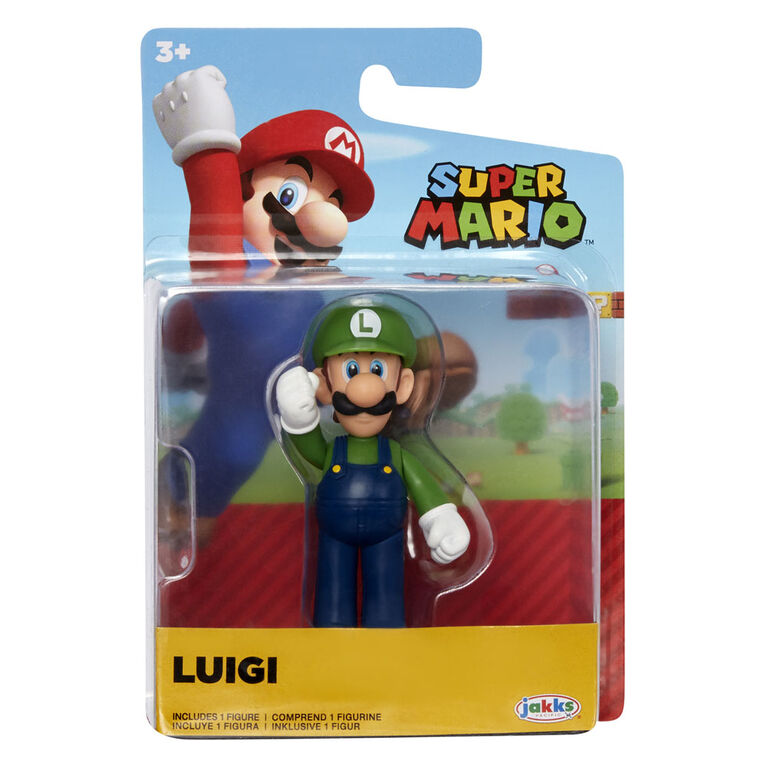 Nintendo 2.5" Mario Figures - Wave 24 - Standing Luigi