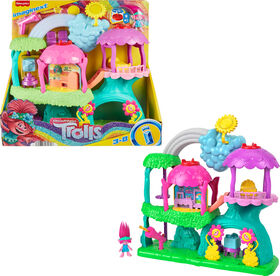 Imaginext-DreamWorks Trolls-Coffret Cabane Arc-en-ciel - Notre exclusivité