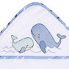 Koala Baby - Blue Whale Woven Hooded Towel - 2 Pack