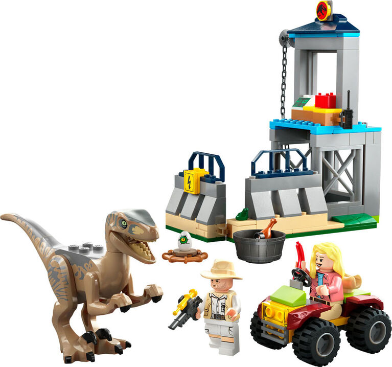 LEGO Jurassic Park L'évasion du vélociraptor 76957 Ensemble de jeu de construction (137 pièces)