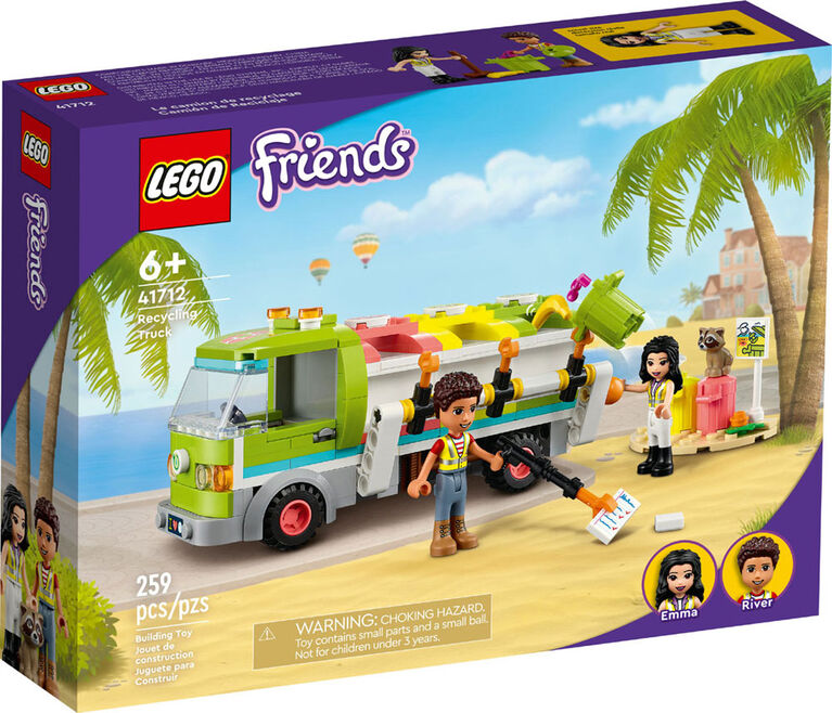 LEGO Friends Le camion de recyclage 41712 Ensemble de construction (259 pièces)