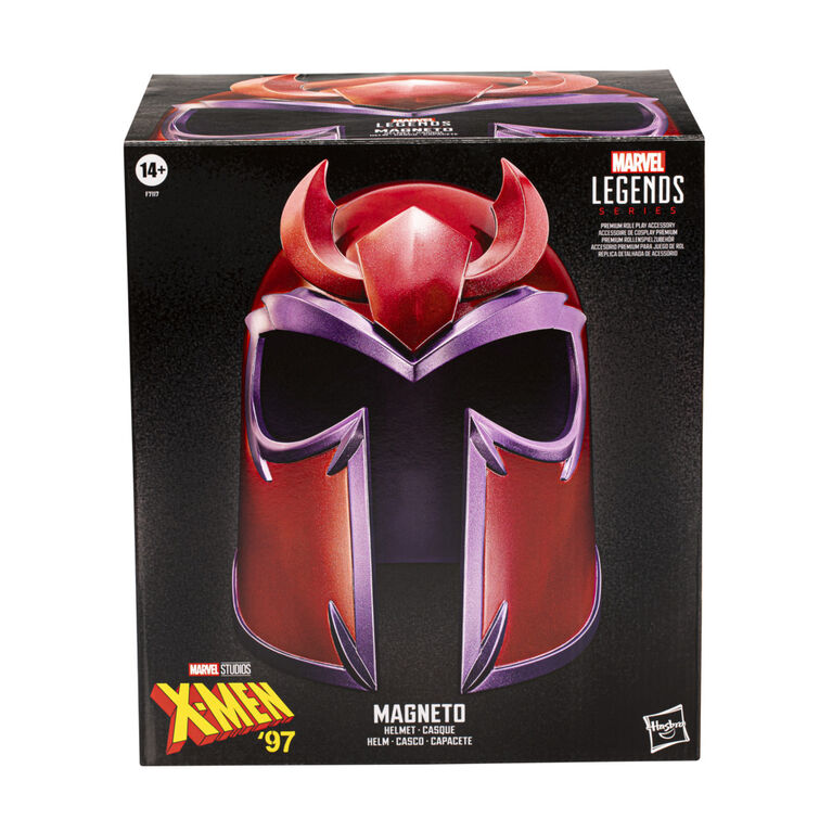 Marvel Legends, casque de cosplay premium de Magneto, équipement de cosplay pour adultes