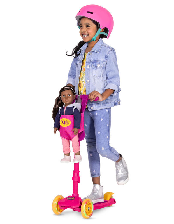 Our Generation, By My Side Scooter, Scooter with Doll Carrier - English Edition