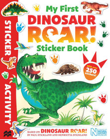 My First Dinosaur Roar! Sticker Book - English Edition