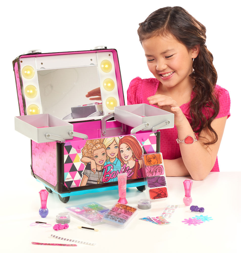 barbie rolling vanity set