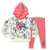 Paw Patrol 2 Piece Set Hoodie/Legging - Off White/Pink - 2T