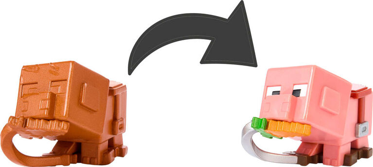 Minecraft Mini Mode Potion Brewing Action Figures with Color Reveal (Characters May Vary)