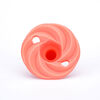 Doddle and Co - Holland Pop Silicone Pacifier - 2 Pack - Peach/Cloud 9 - 0 to 3 Months