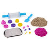 Kinetic Sand Scents, Coffret Pâtisserie avec 454 g de sable parfumé et fluo et 16 outils et moules