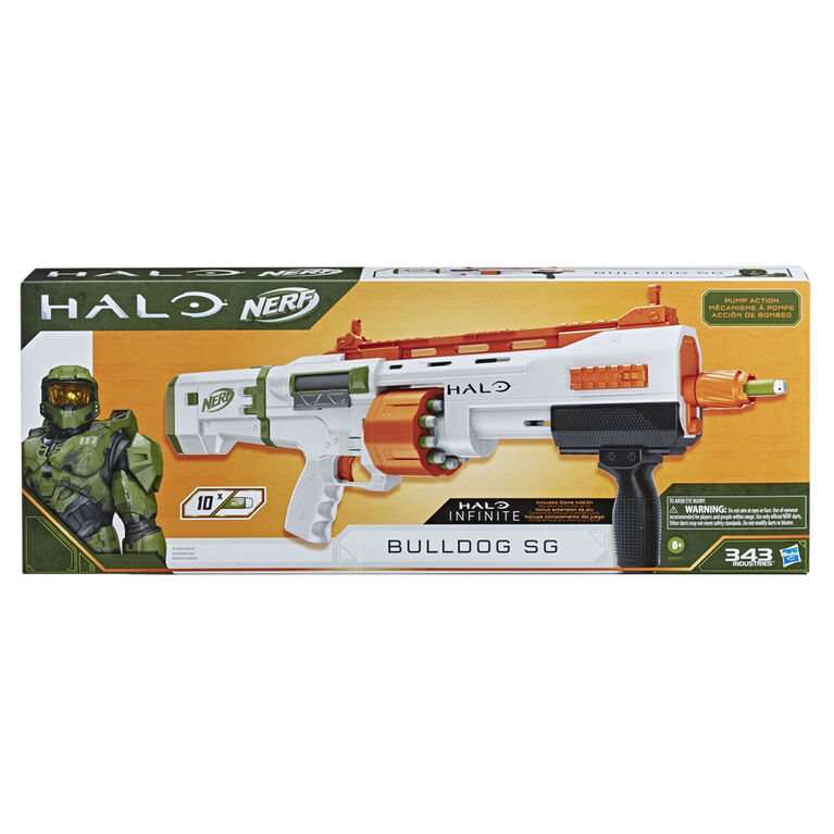 Nerf Halo, blaster Bulldog SG à pompe