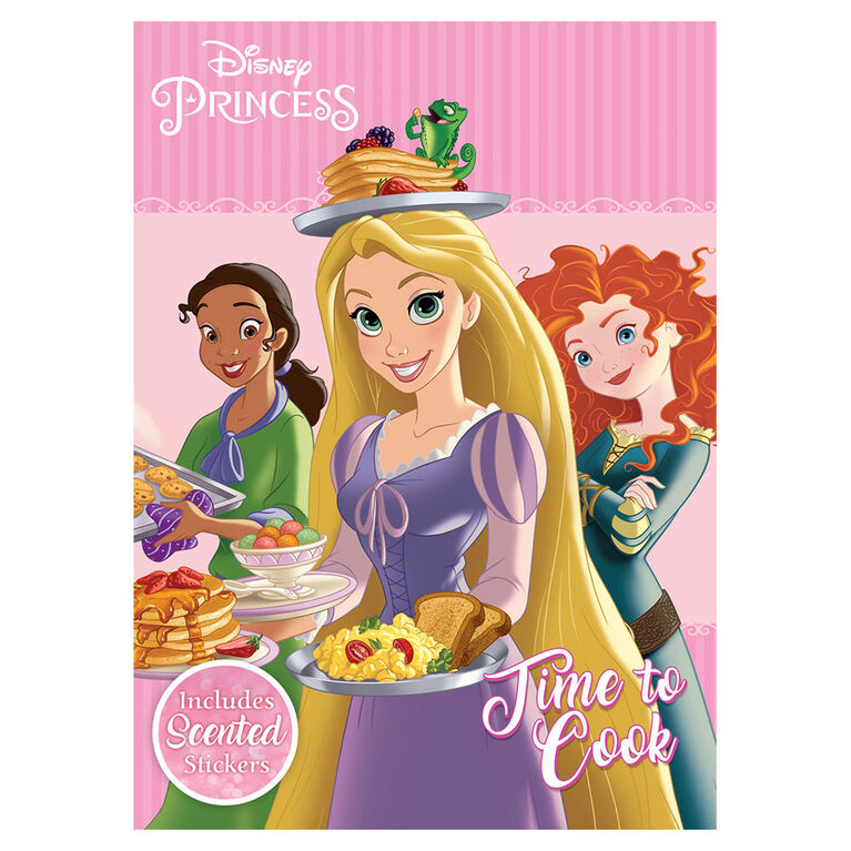 Disney Princess Cookbook w Stickers - English Edition