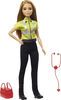 Poupée Barbie Ambulancière Mince et Brune (30,4cm), avec Tenue et Accessoires à Thème