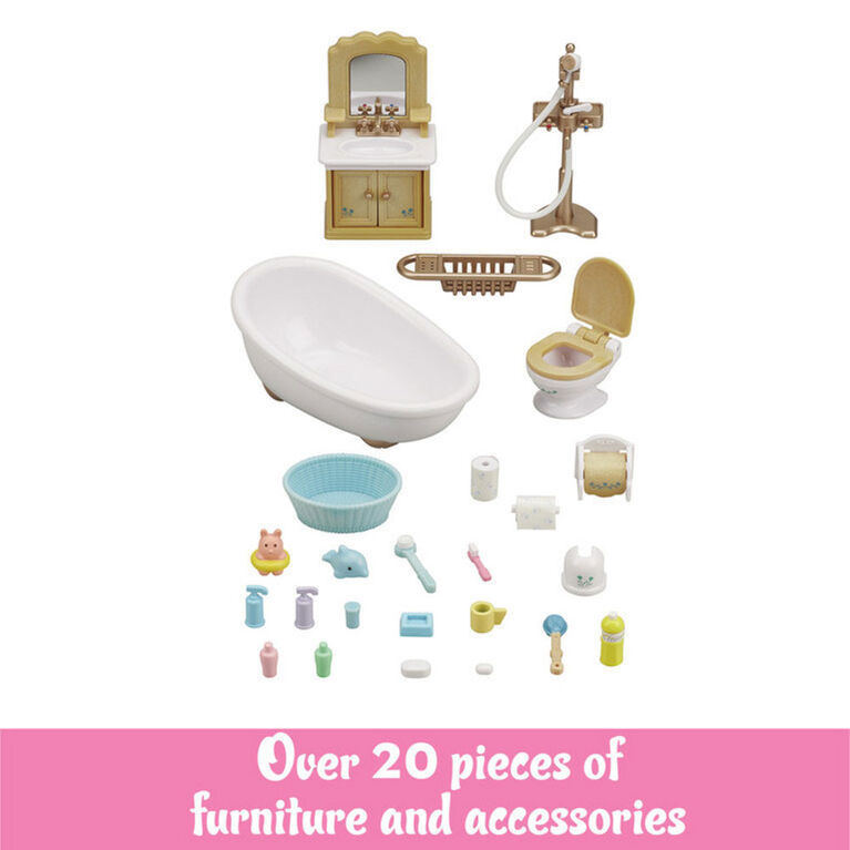 Calico Critters - Ensemble de Salle de Bain Campagnarde