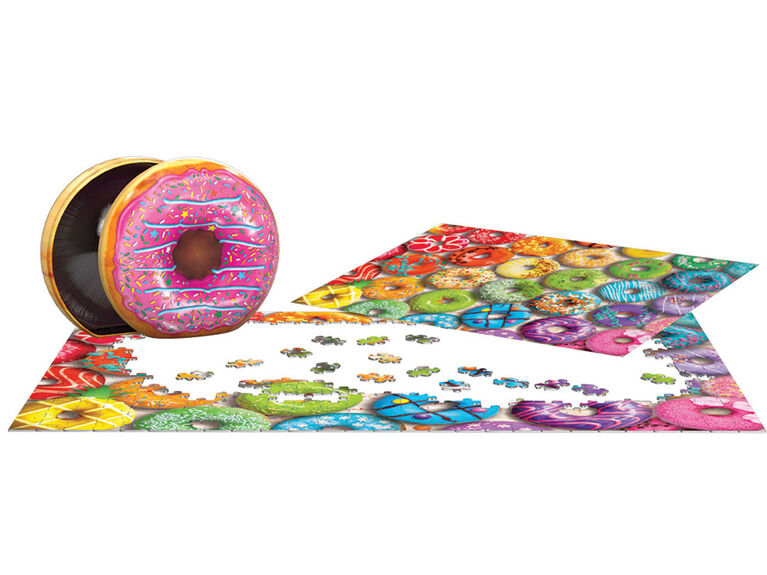 Eurographics Donut Shaped Tin 550 Pc Puzzle