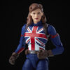 Hasbro Marvel Legends Series, figurine Marvel's Captain Carter avec 2 pièces Build-a-Figure