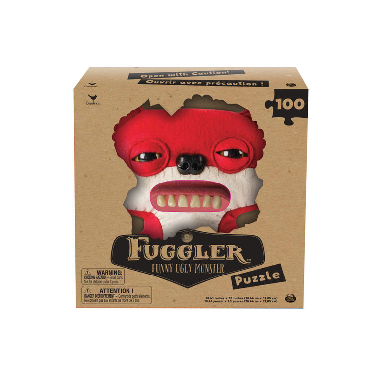 Fox Fuggler Funny Ugly Monster 100-Piece Puzzle
