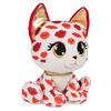 P.Lushes Pets Gem Stars Collection, Scarlett Smooches Fox Stuffed Animal, White/Red, 6"
