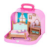 Li'l Woodzeez, Travel Suitcase Bedroom Playset in Carry Case