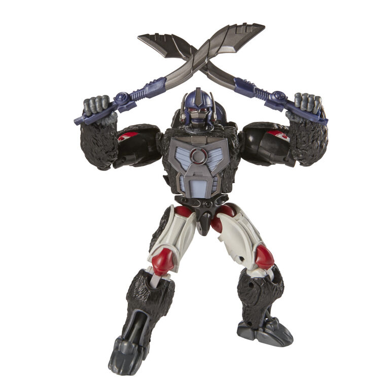 Transformers R.E.D. [Robot Enhanced Design], figurine Optimus Primal de 15 cm, non convertible, dès 8 ans